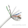 UTP FTP CAT5e con mensajero CCA 24awg Lan